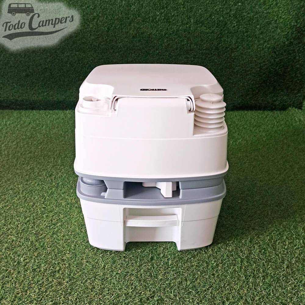 Sanita portátil química Thetford Porta Potti Qube 165 - Vista traseira