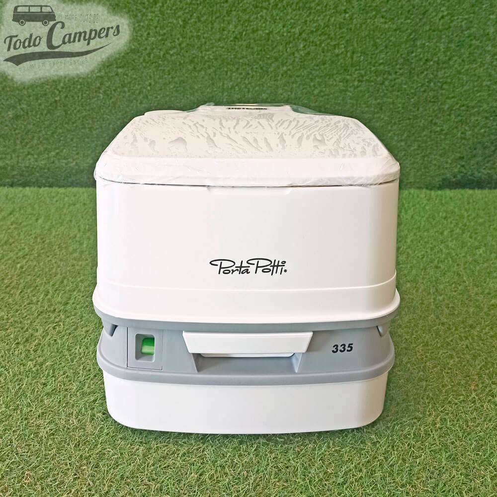 Sanita portátil química Thetford Porta Potti Qube 335 - vista frontal fechada