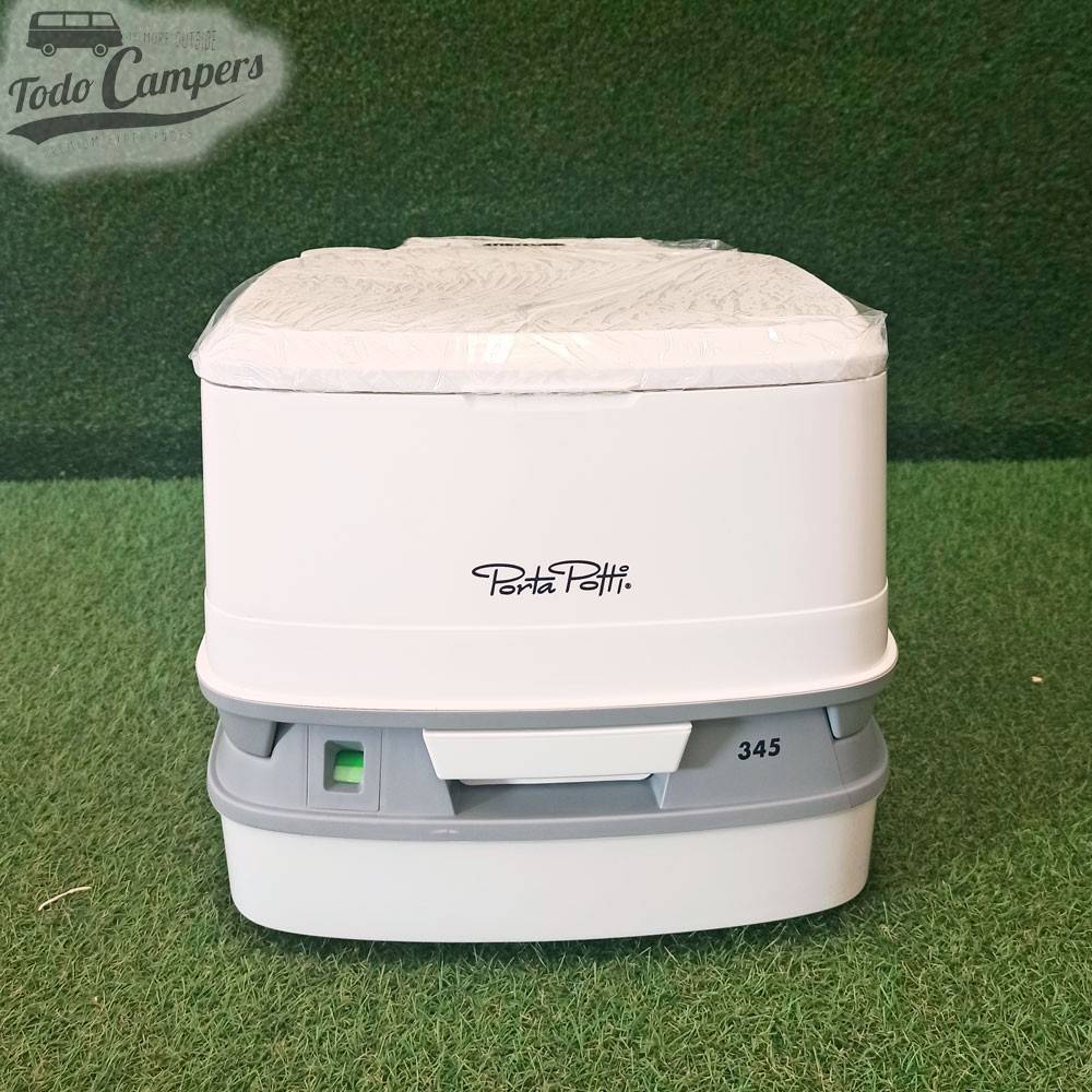 Sanita portátil química Thetford Porta Potti Qube 345 - vista frontal fechada