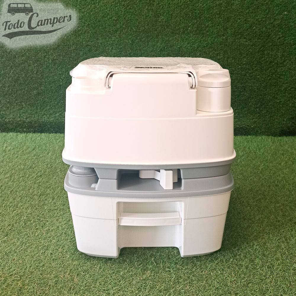 WC portátil Porta Potti Qube 345 - vista trasera