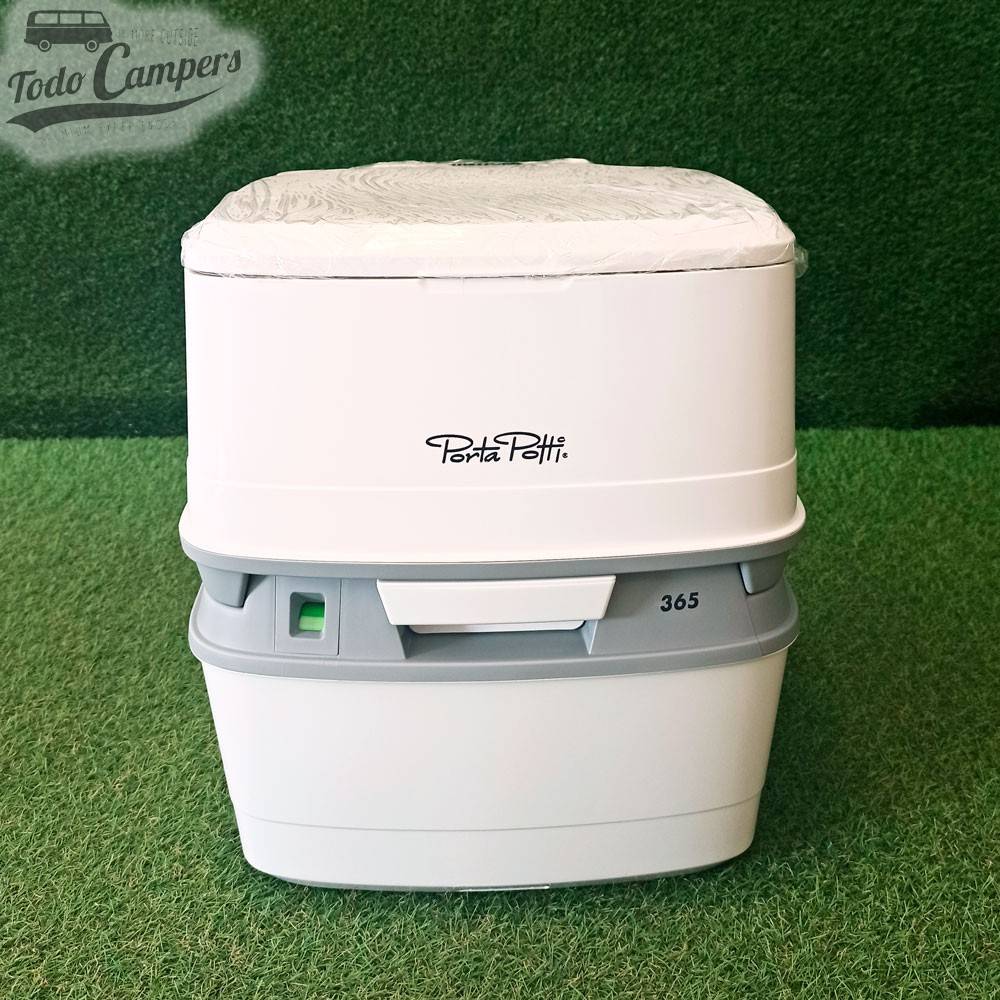 Sanita portátil química Thetford Porta Potti Qube 365 - vista frontal fechada
