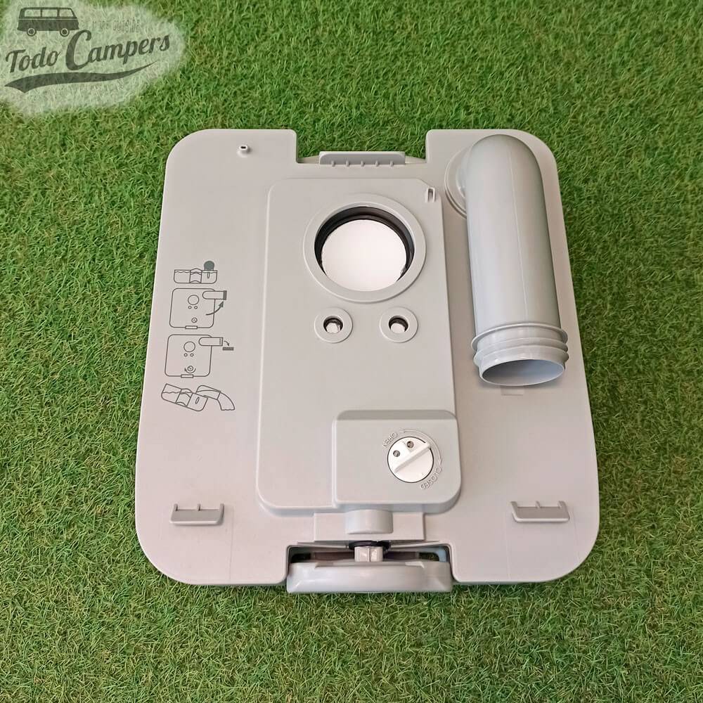 WC portátil químico Dometic 972  vista interior