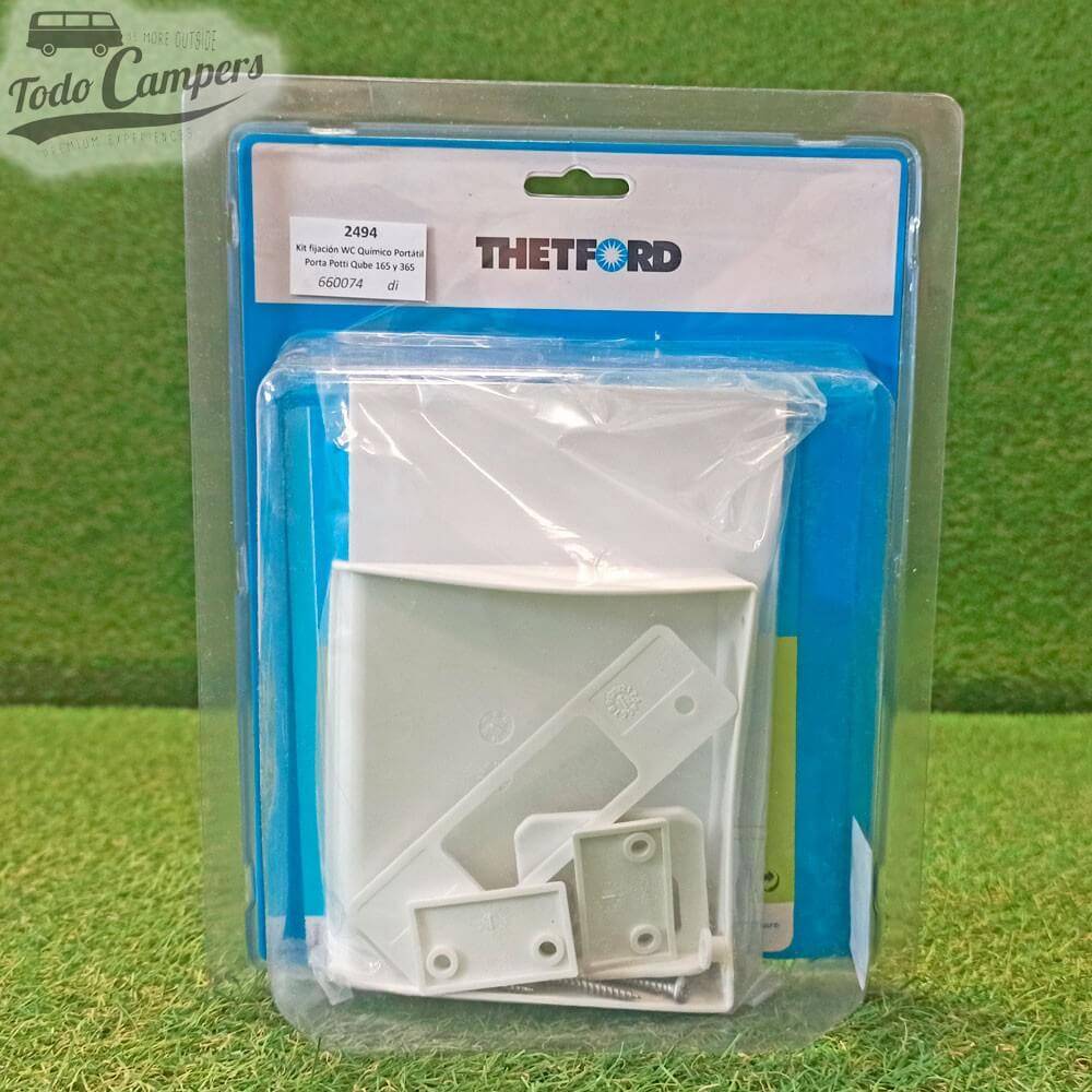 Caja del Kit de fijación para WC químico portátil Porta Potti Qube 165 y 365