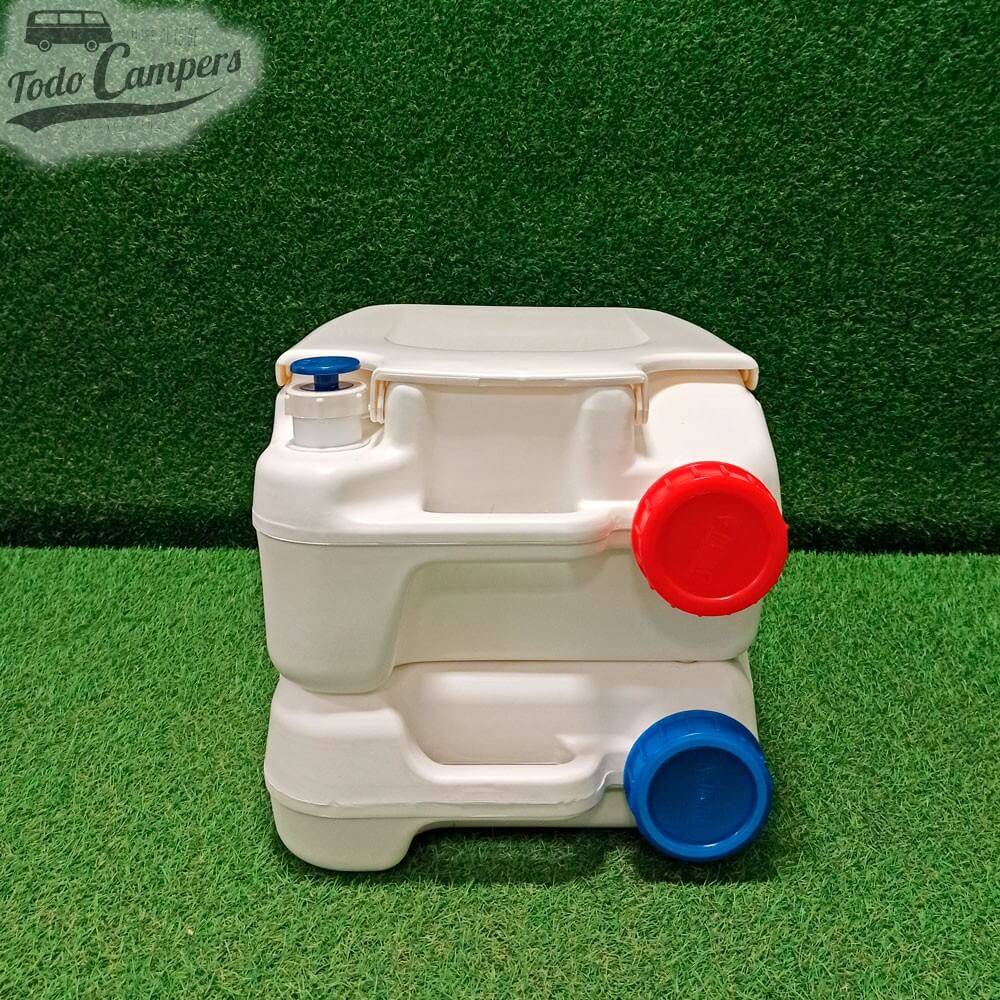 WC portátil Fiamma Bi-Pot 34 - vista trasera