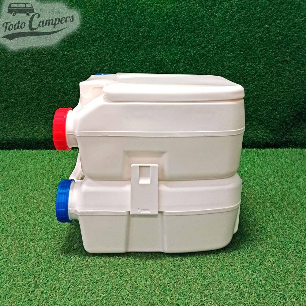 WC portátil Fiamma Bi-Pot 39 - vista lateral