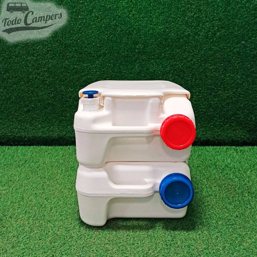 WC portátil Fiamma Bi-Pot 39 - vista trasera