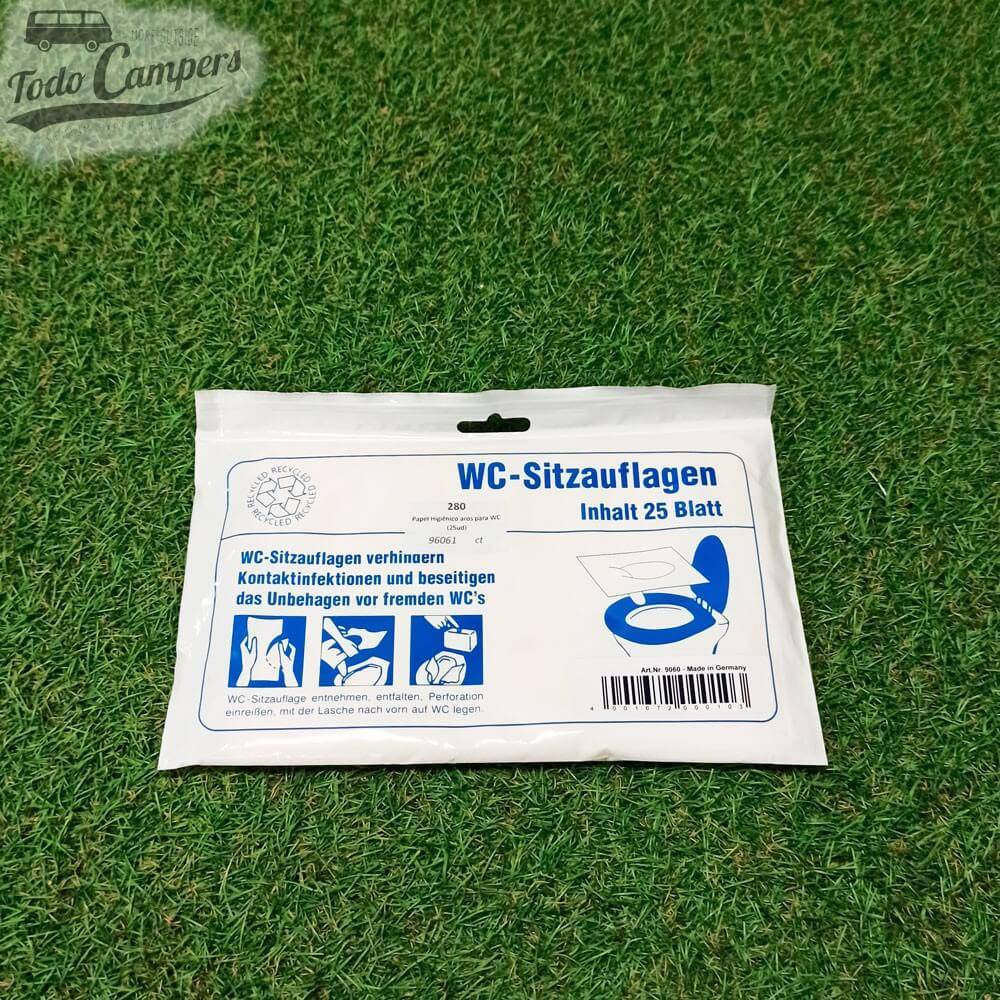 Aros de papel higiénico para WC (25ud)