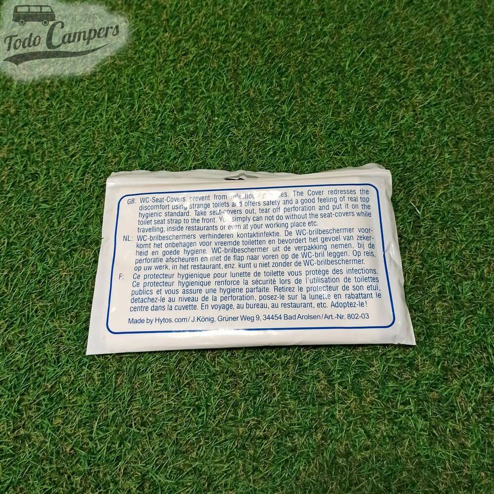 Aros de papel higiénico para WC (25ud) - vista trasera