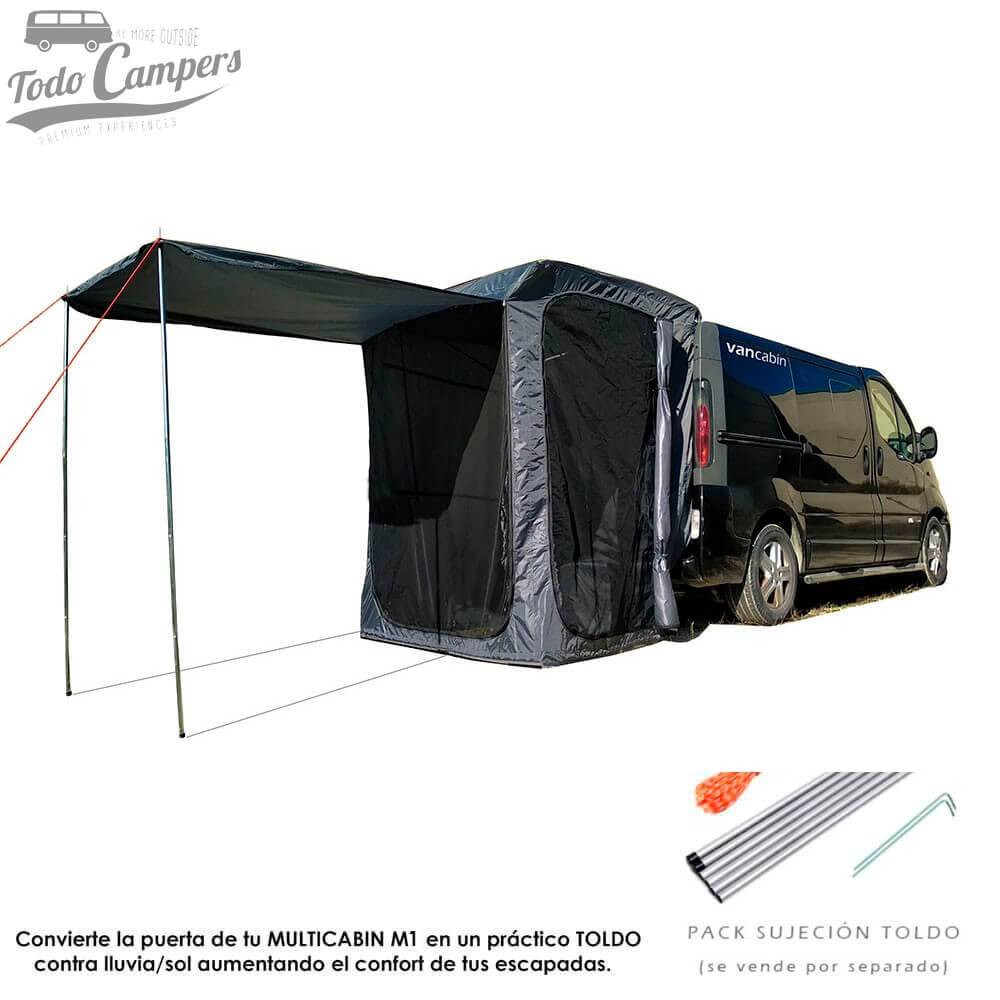 Cabina avancé una vez montada