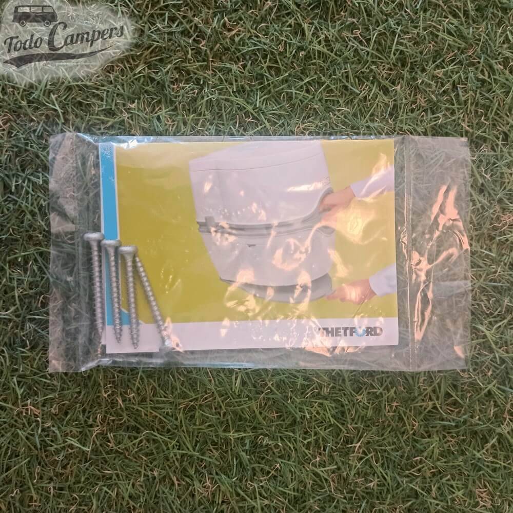 Ferragens de fixação incluídas