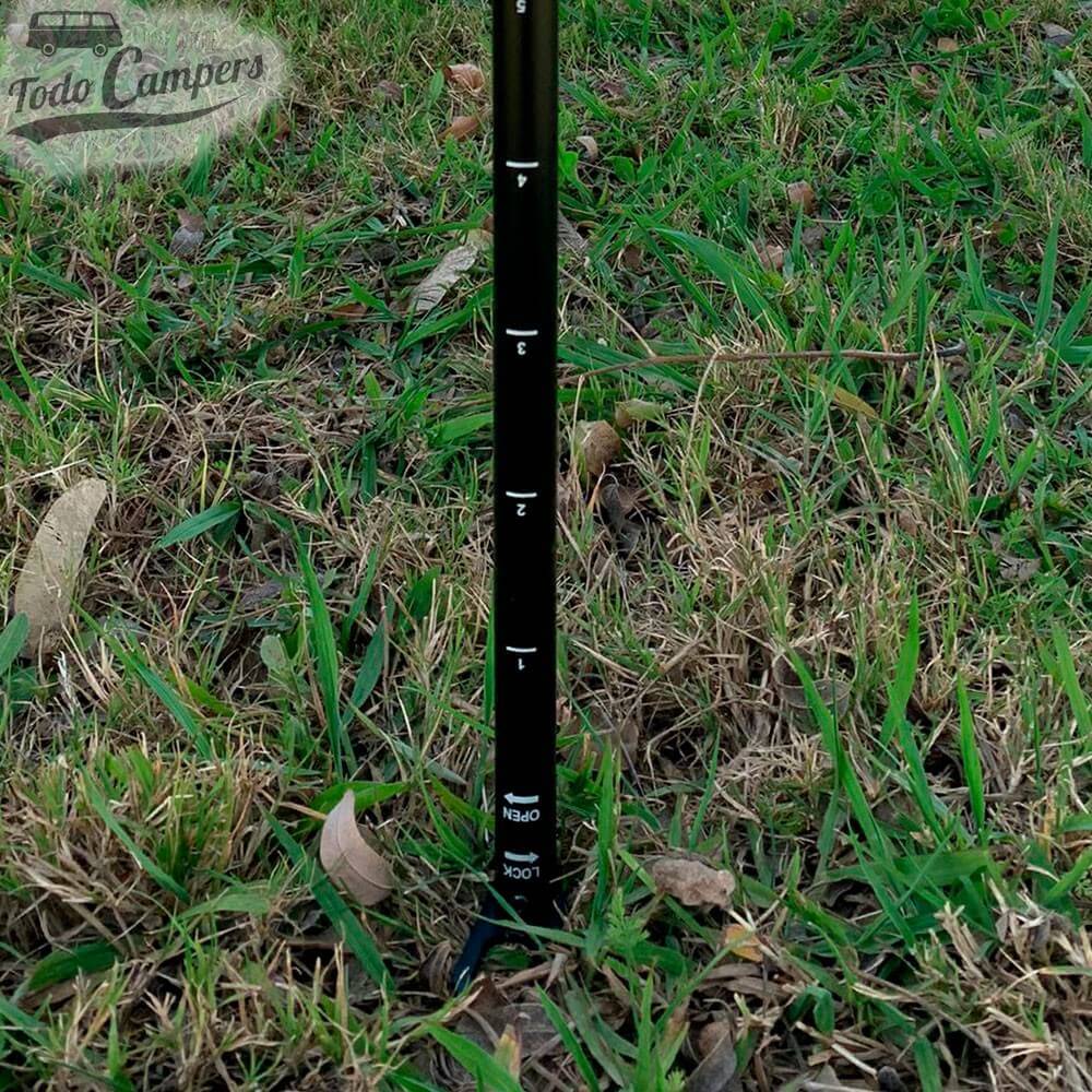 Patas telescópicas numeradas del toldo Spartacos 220