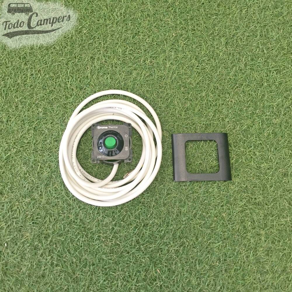Interruptor com cabo e moldura de Boiler Truma Therme