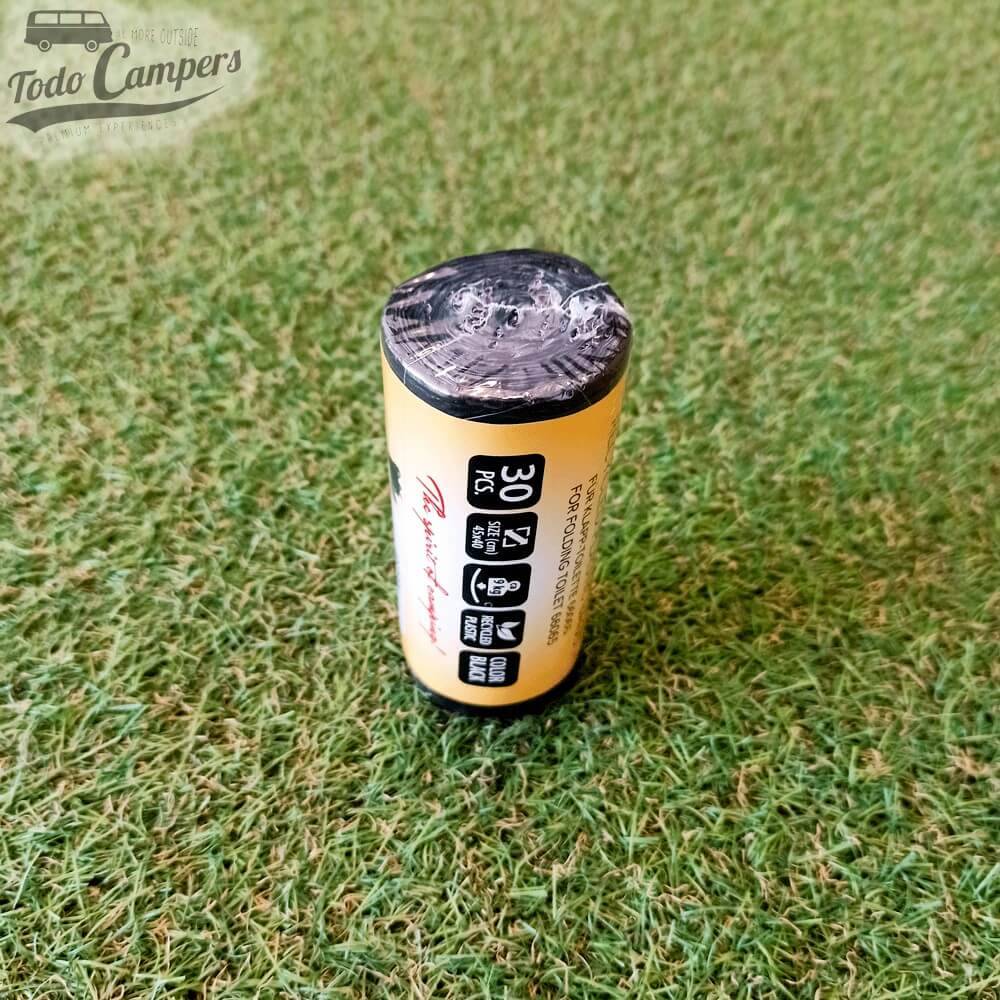 Bolsas de plástico recicladas inodoro