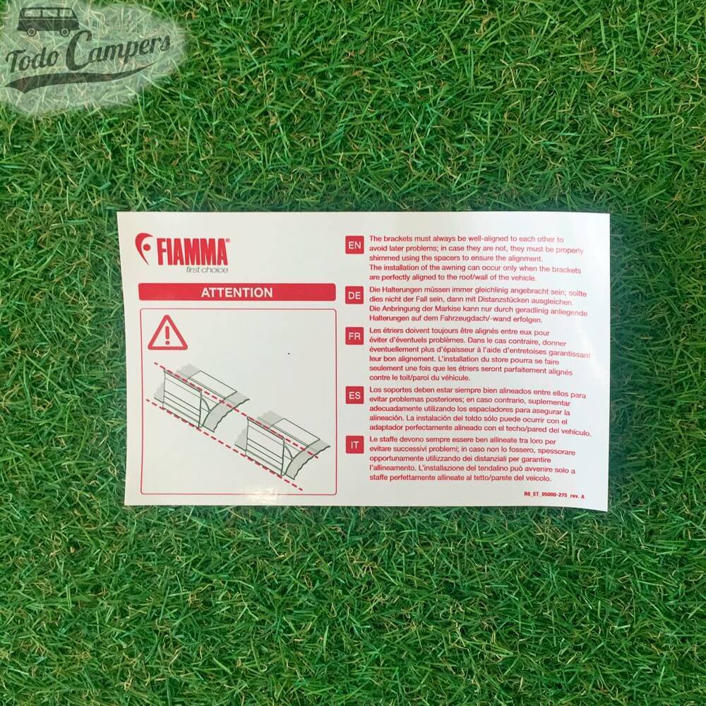 Información Soporte para toldo Fiamma