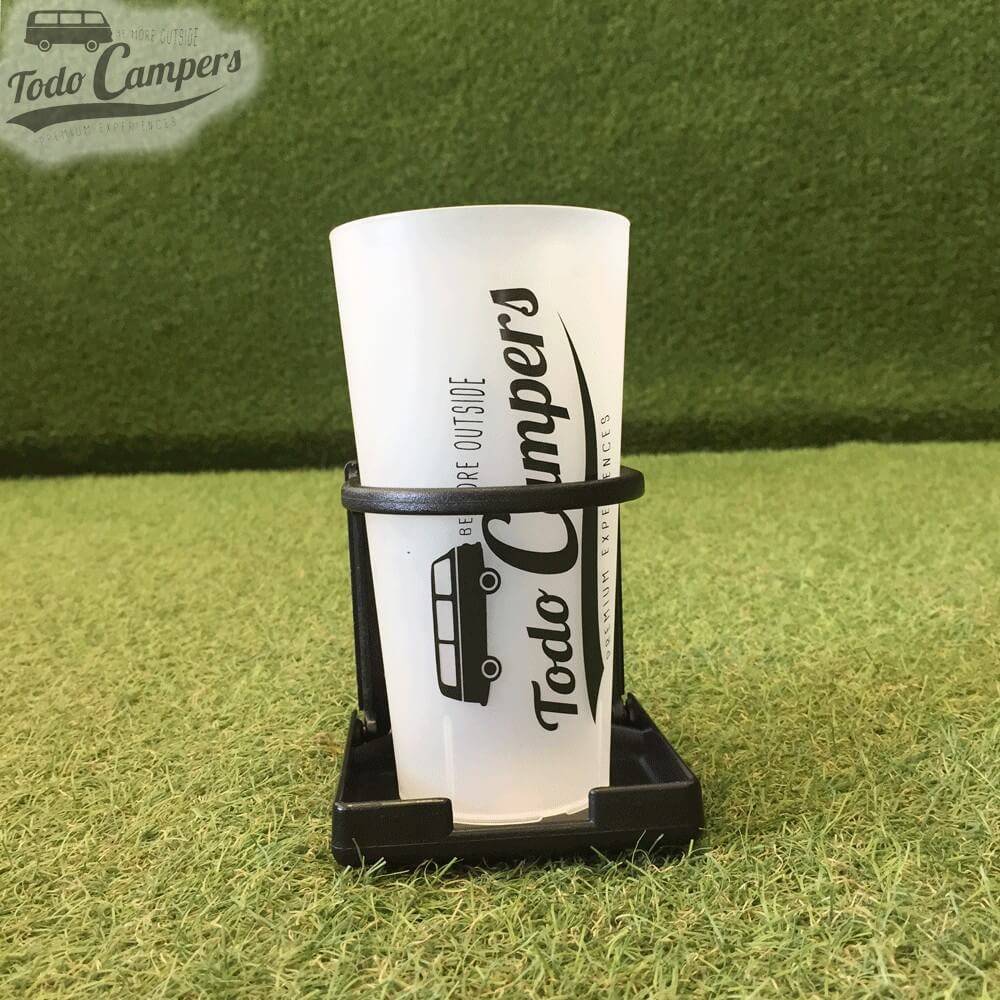 Posavasos plegable cómodo y de color negro