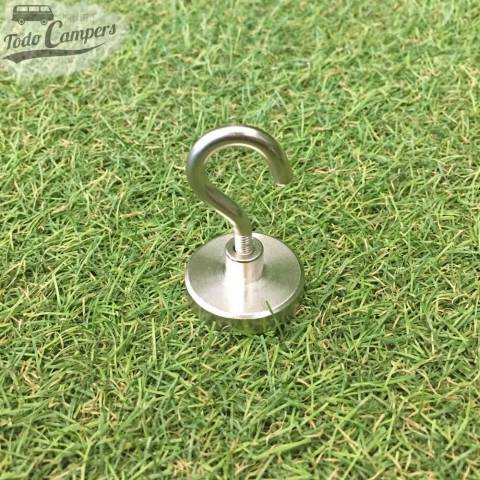 Imán + gancho con fuerza de sujección 30 Kg