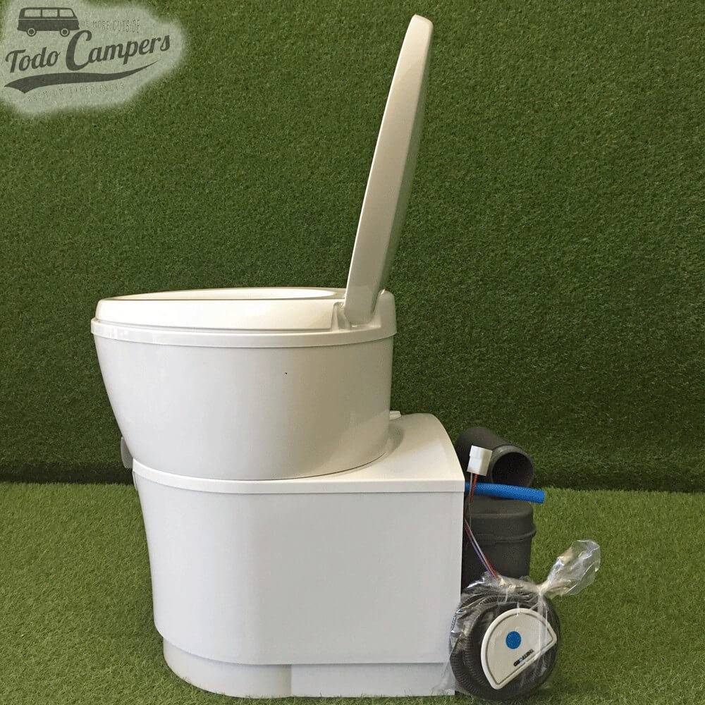 WC Químico Fijo Thetford - vista lateral