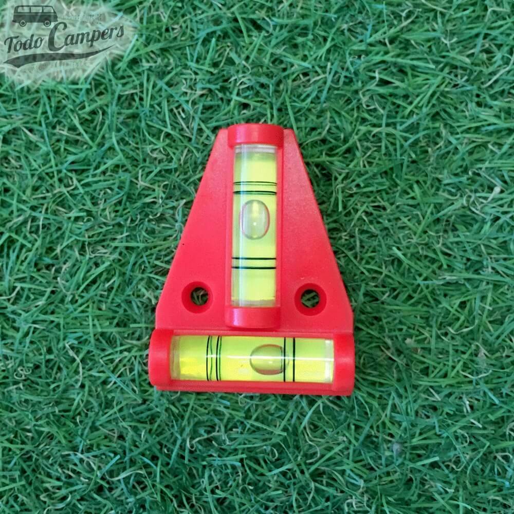 Aparato nivel de doble burbuja para saber si estas durmiendo en la correcta posición