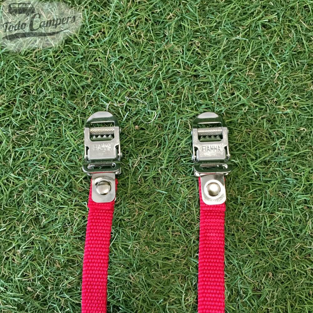 Cinchas de seguridad Fiamma Strip Red Rojo Accesorio de Exterior