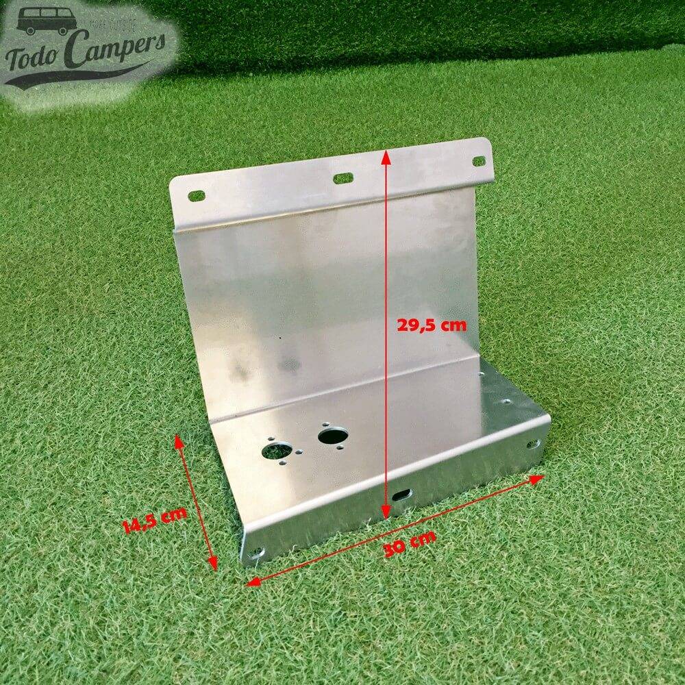 Medidas Soporte exterior de calefacción estacionaria para Volkswagen T5, T6 y T6.1 desde 2003