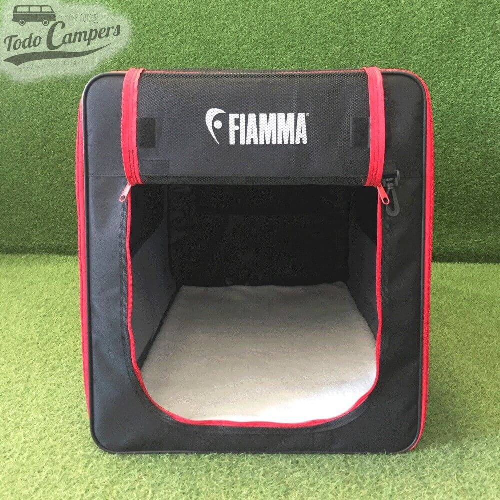 Perrera plegable Fiamma Carry Dog abierta