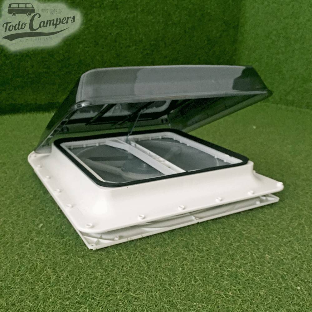 Claraboya Fiamma Turbo Vent 40 Premium de 40x40 cm Crystal