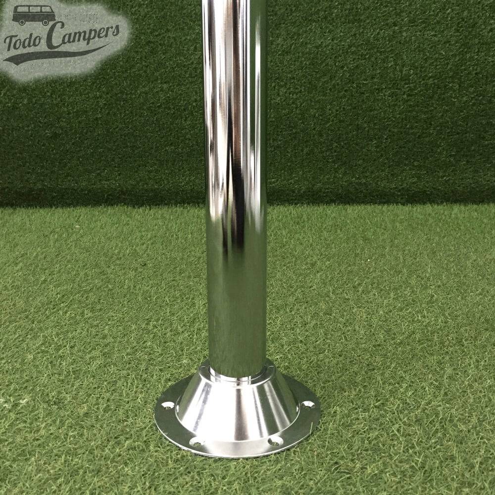 Ejemplo visual de Anclaje cónico para soportes modulares de mesa (no incluye la pata de mesa)