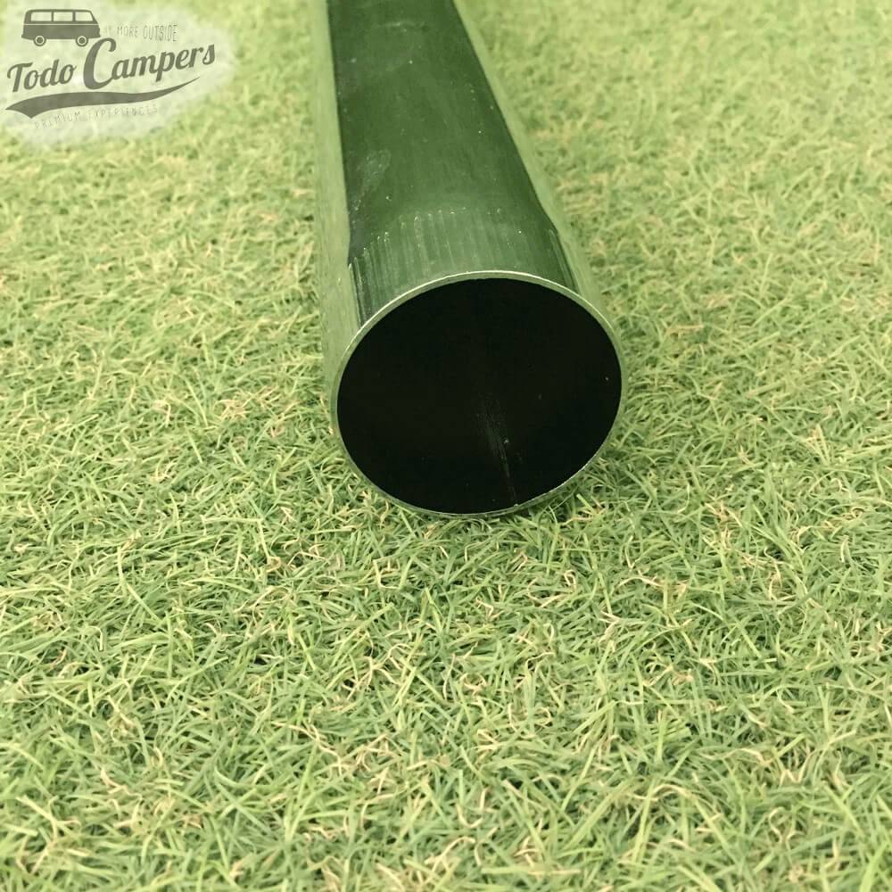 Tubo cromado para soportes modulares de mesa con 5,8 cm de diámetro.