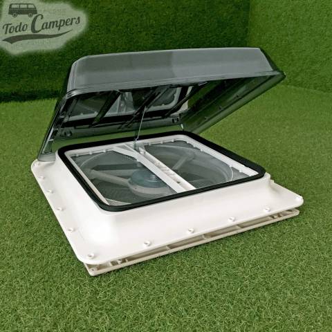 Claraboya Fiamma Turbo Vent 40 de 40x40 cm Crystal