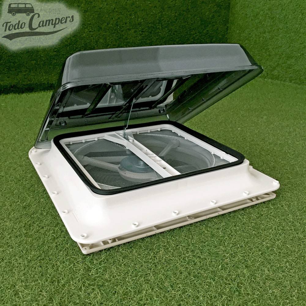 Claraboya Fiamma Turbo Vent 40 de 40x40 cm Crystal