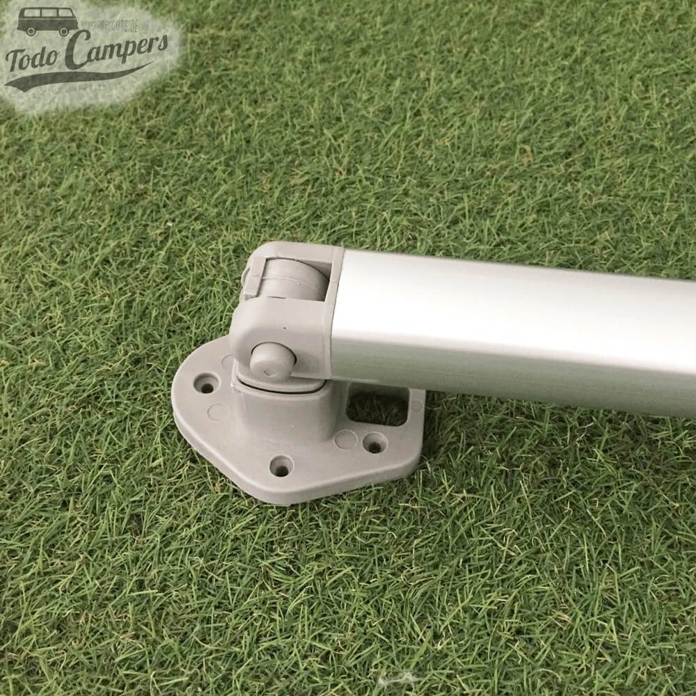 Anclaje plegado de pata con pie ancho para mesa abatible