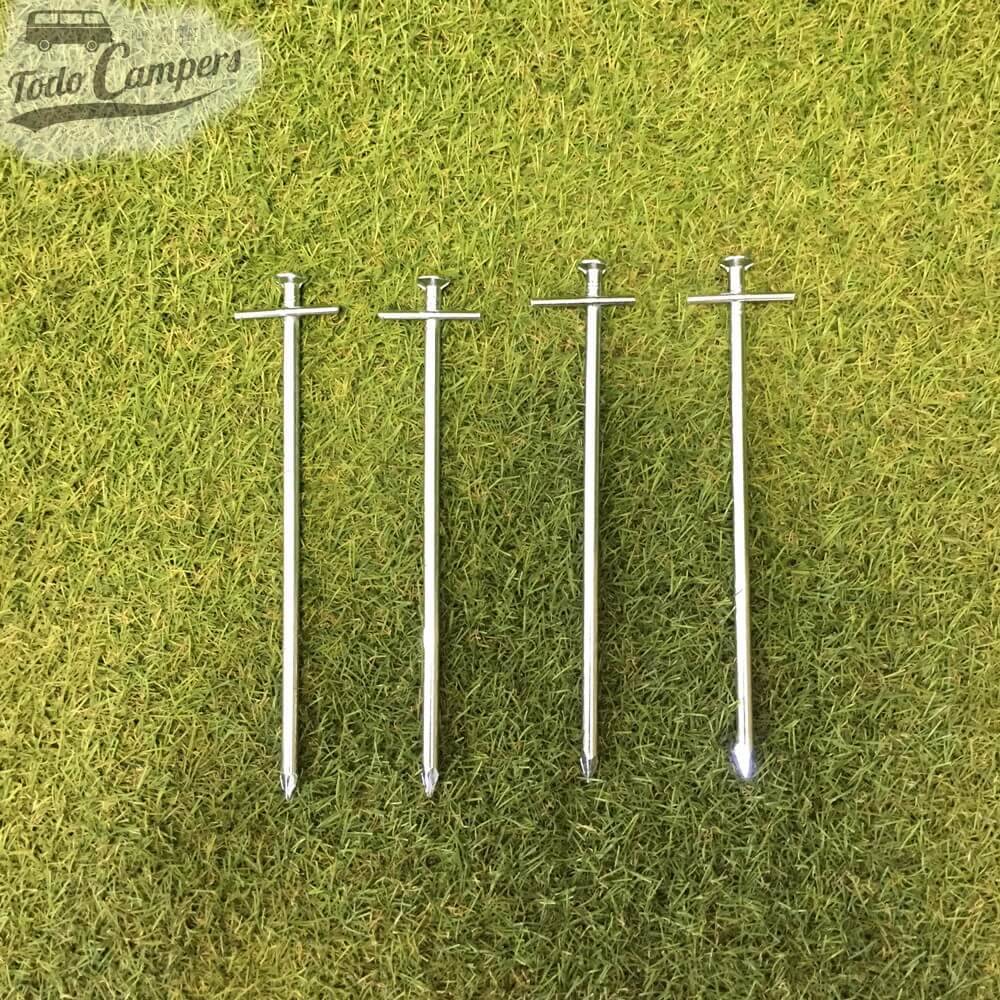 Estacas para fixação do toldo incluídas