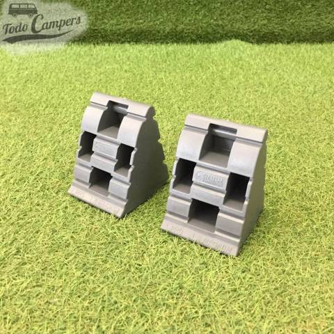 Kit de 2 cuñas para bloquear de forma segura tu rueda mientras estás estacionado