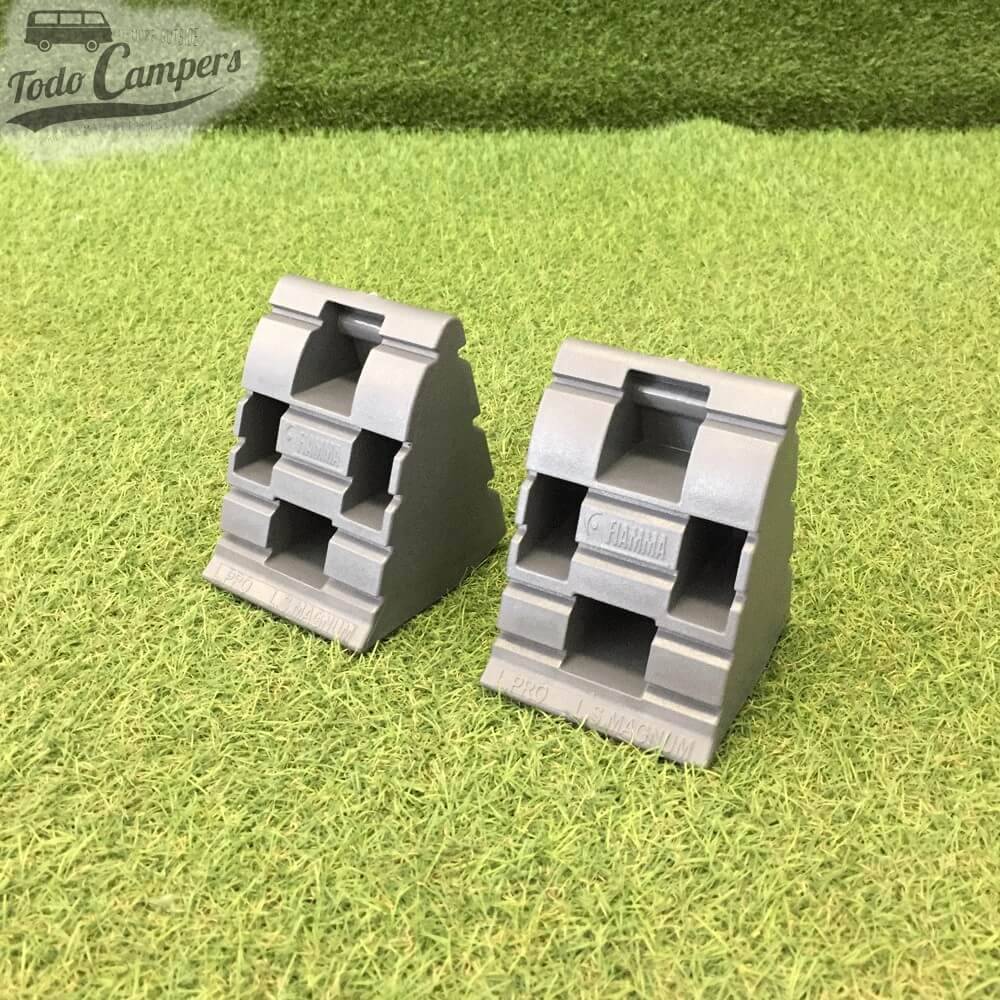 Kit de 2 cuñas para bloquear de forma segura tu rueda mientras estás estacionado