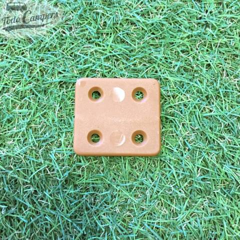 Bisagra de Plástico - Marrón