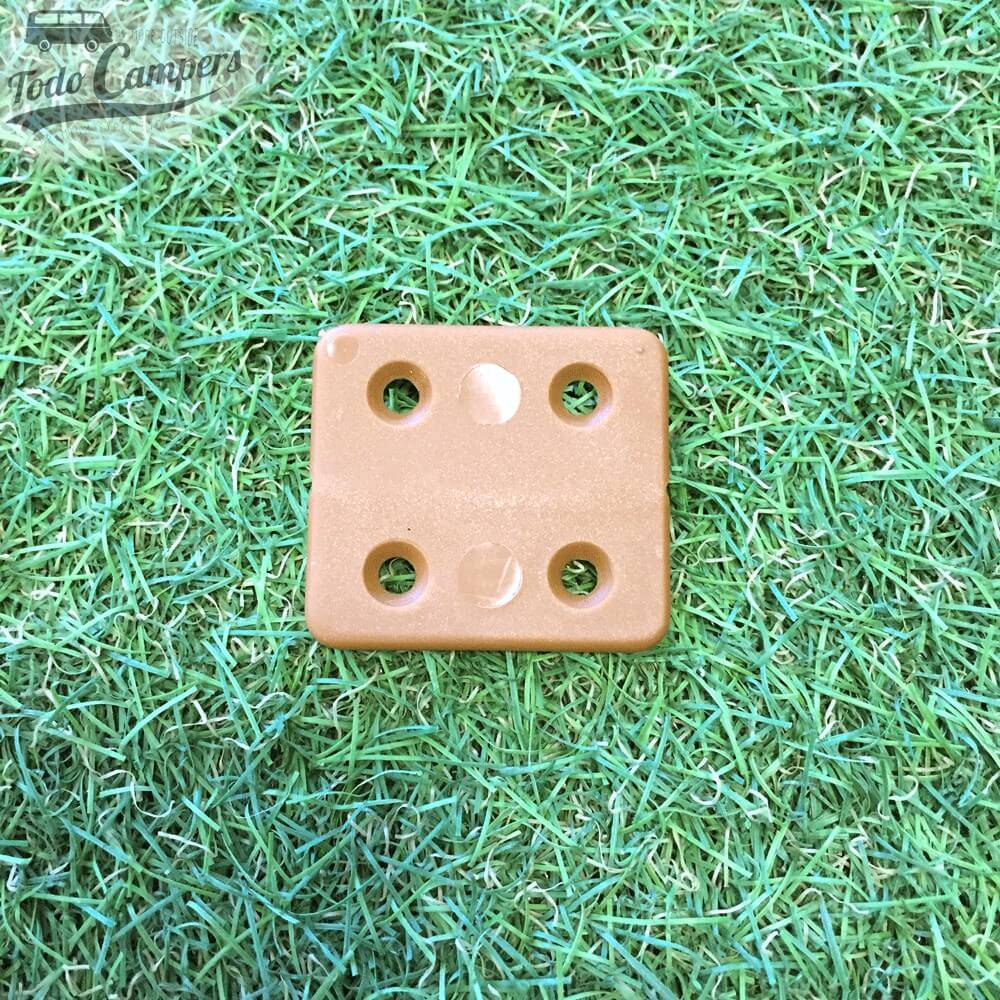 Bisagra de Plástico - Marrón