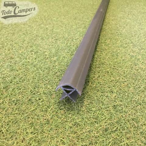 Perfil PVC Antigolpes - Gris Oscuro