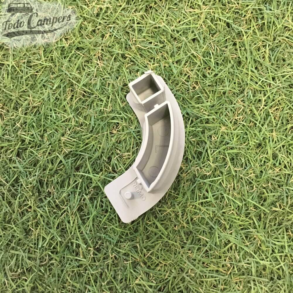 Tapa perfil izquierdo - de color gris medio