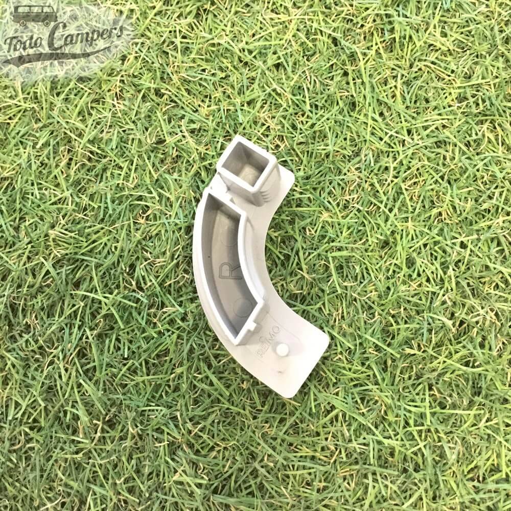 Tapa Derecha para perfil angular de aluminio para muebles.