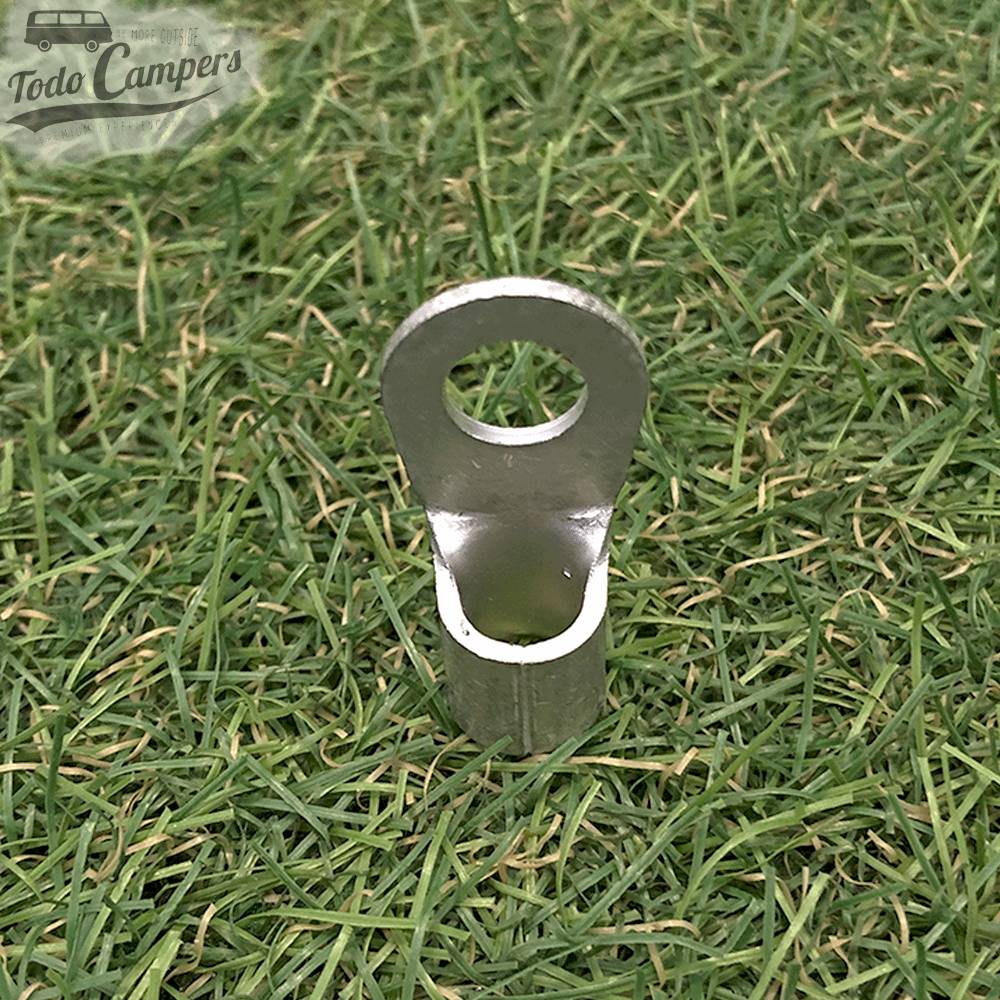 Terminal de anilla para cable eléctrico o cable de batería de 25 mm de sección.