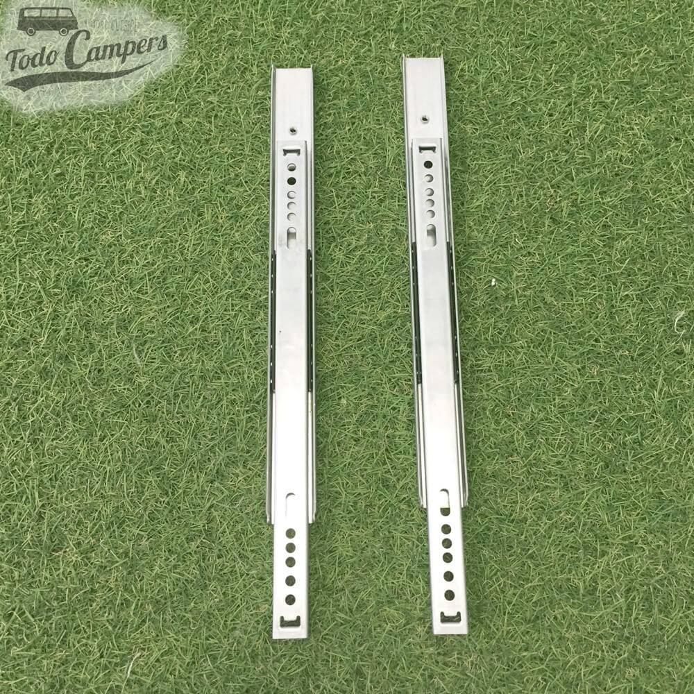 Guías para cajones qie soportan hasta 12 Kg