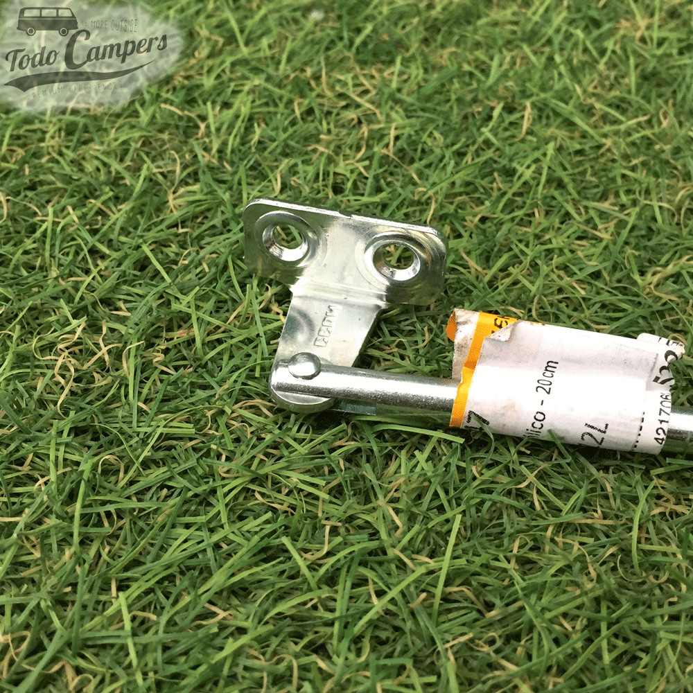 Compás metalico con muelle para puertas de armario