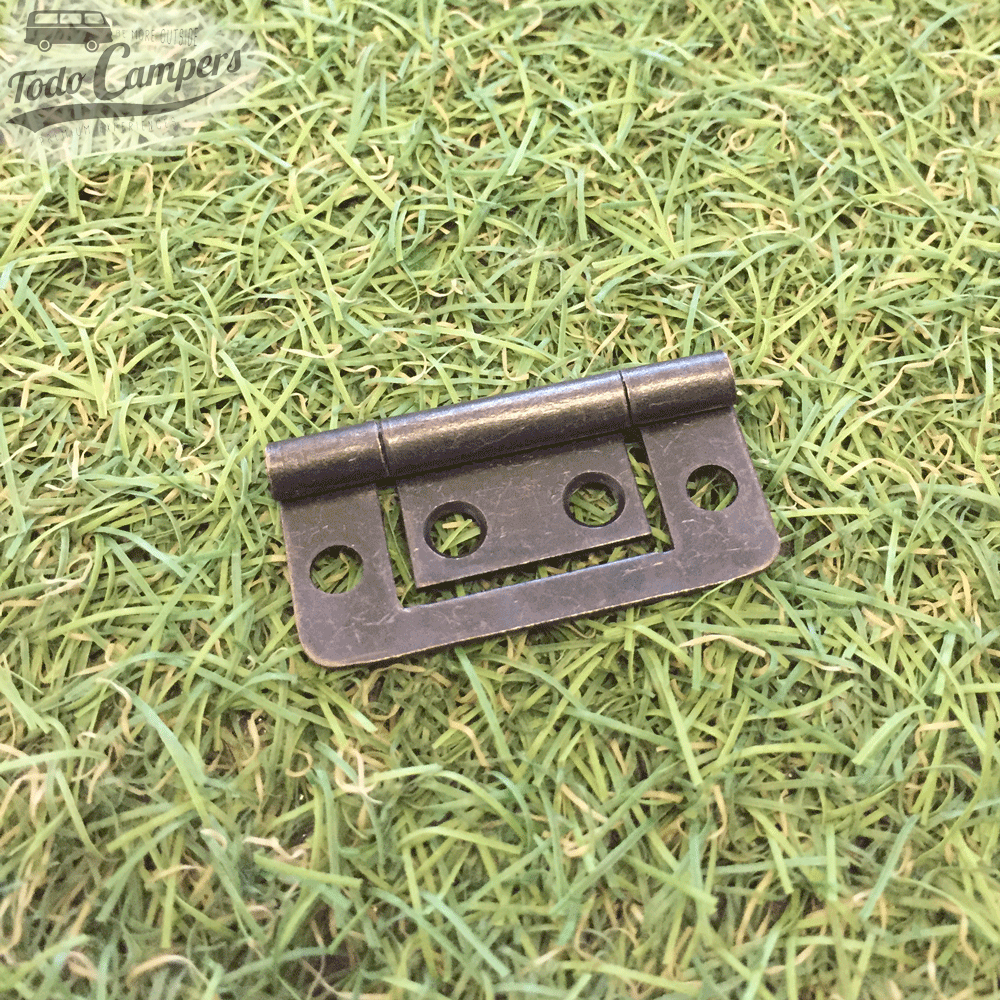 Bisagra plana de 40 mm ideal para muebles camper