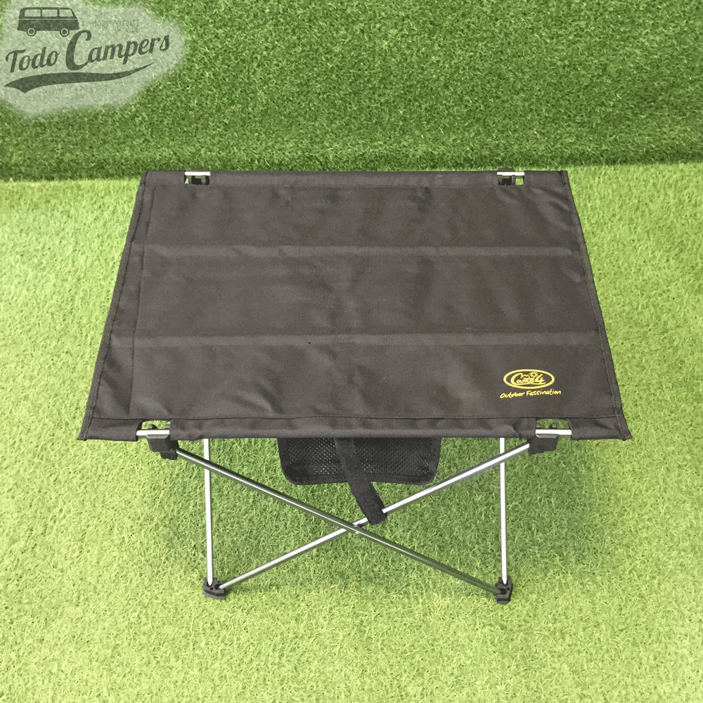 Mesa de camping especial para furgonetas camper y autocaravanas.