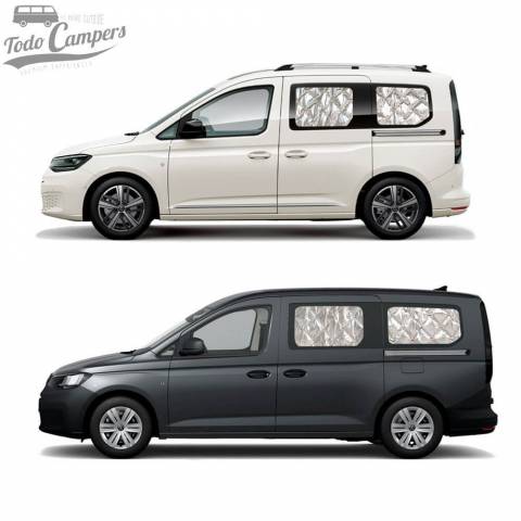 Aislantes térmicos para Volkswagen Caddy desde 2021 - Habitáculo (ventanas laterales)