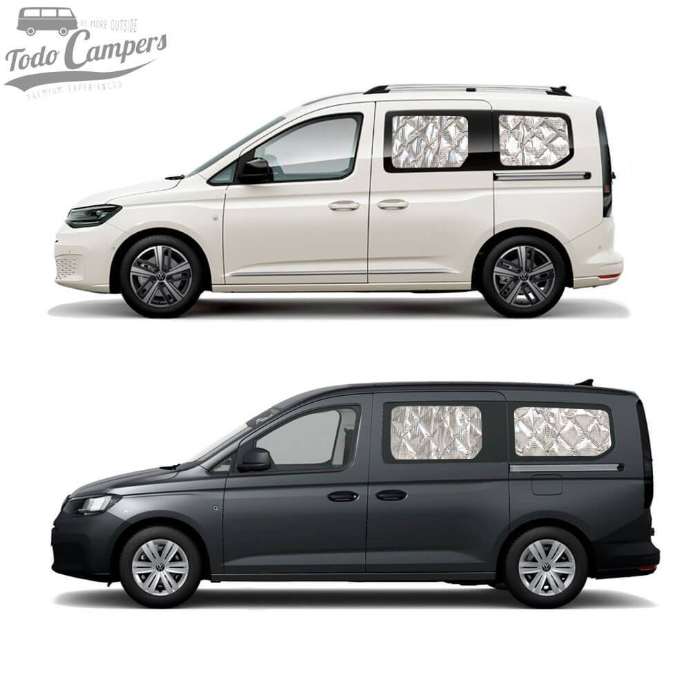 Aislantes térmicos para Volkswagen Caddy desde 2021 - Habitáculo (ventanas laterales)