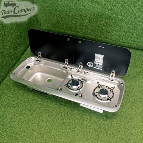 Fregadero-Cocina 2 quemadores MO9222L Dometic