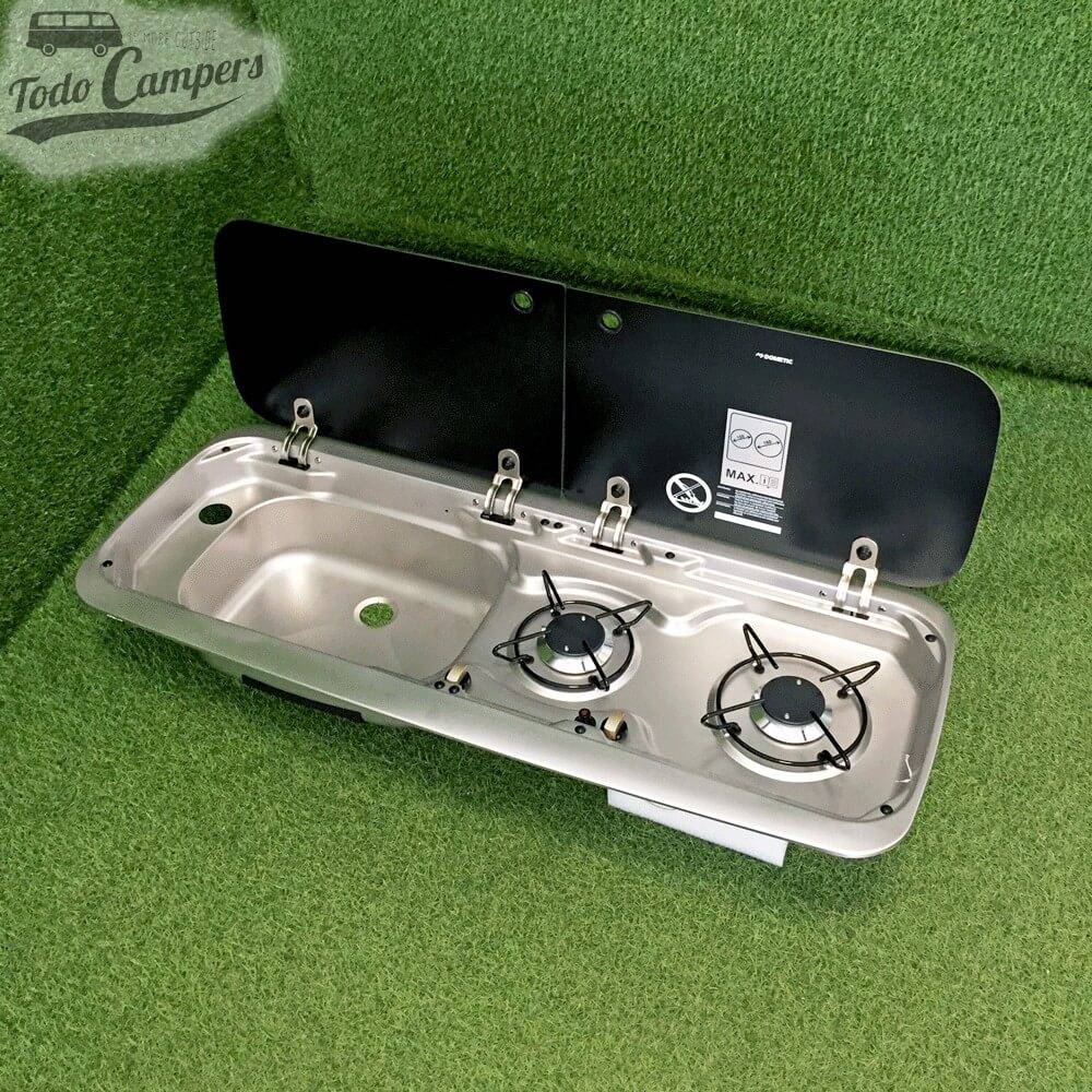 Lava-loiças + Fogão 2 bicos MO9222L - Dometic