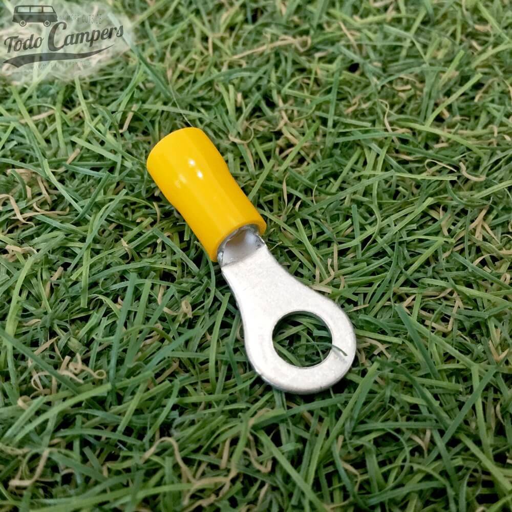 Terminal anilla M6 aislado para cables de sección de 2,5 a 6 mm Accesorio de Interior