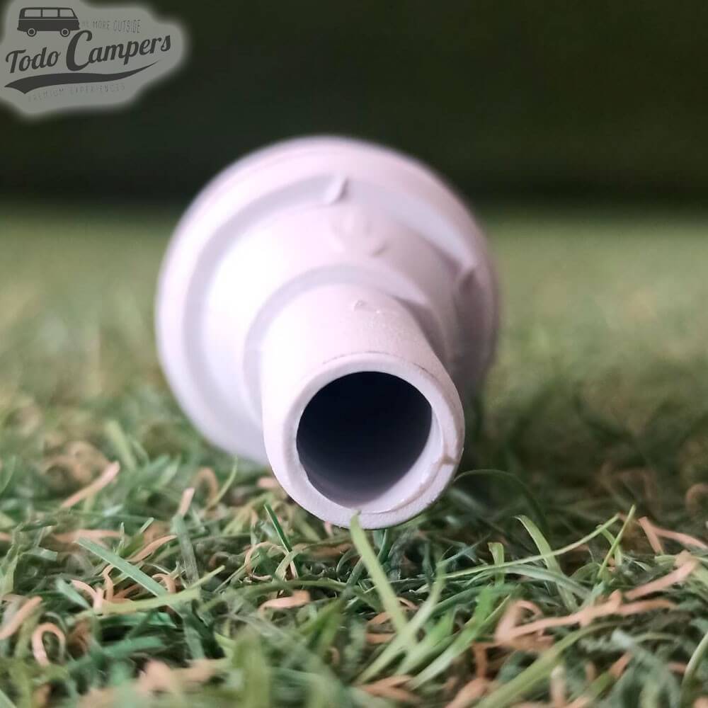 Válvula antirretorno para mangueiras de 10-12mm. Evita que a água retorne ou retroceda pela canalização.